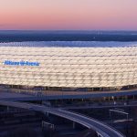 El Allianz Arena, otro de los mejores ejemplos de cómo funciona una tenoestructura en arquitectura.